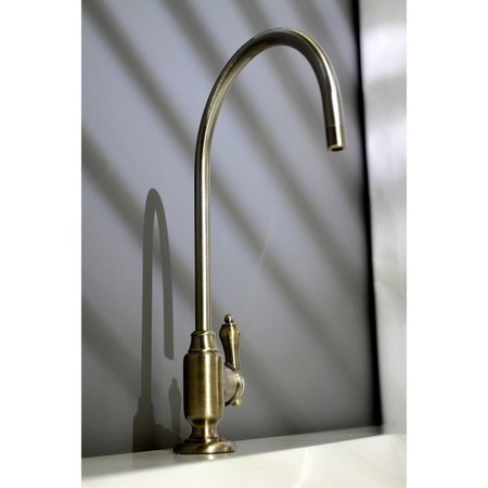 Kingston Brass KS5193BAL Heirloom Single-Handle Water Filtration Faucet, Antique Brass KS5193BAL